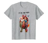 I am My own Muse - Frida Kahlo T-Shirt, Youth, Heather Grey, Medium