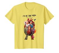 I am My own Muse - Frida Kahlo T-Shirt, Youth, Lemon Yellow, Medium