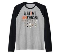 I Am Native American Indigenous People Raglan Baseball Tee