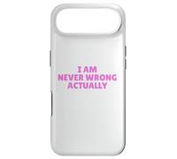 I AM NEVER WRONG ACTUALLY FUNNY Case for iPhone Air