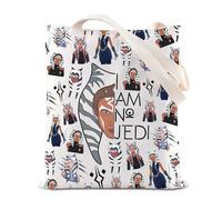 I Am No Jedi Tote Bag Movies Fans Inspired Gift Jedi Gifts Ahsoka Tano Lover Gift Clone Wars Gifts (No Jedi UK2)