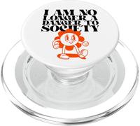 I Am No Longer A Danger To Society (Funny Graphic) PopSockets PopGrip for MagSafe