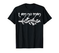 I Am No Man Fantasy Reader Feminist Quote Gift Bookish T-Shirt