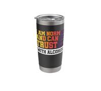 I Am Normal and Can Be Trusted with Alcohol Stainless Steel Insulated Tumbler