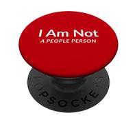 I am not a People Person Introverted and Better Off Alone PopSockets Adhesive PopGrip