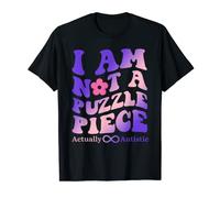 I Am Not A Puzzle Piece Actually Autistic T-Shirt