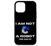 I Am Not A Robot Or Am I? Funny Computer Geek Tech AI Future Case for iPhone 12 mini