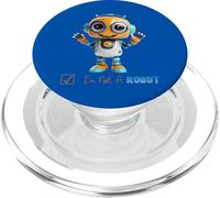 I Am Not A Robot PopSockets PopGrip for MagSafe