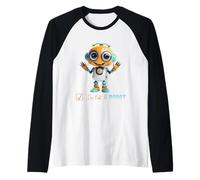 I Am Not A Robot Raglan Baseball Tee