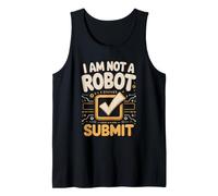 I Am Not a Robot Submit Programmer Coding Tank Top