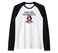 I Am Not Afraid. I Was Born To Do This. Quote by Joan of Arc Raglan Baseball Tee