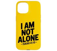 I Am Not Alone Uplifting - Retro Bible Verse Christian Faith Case for iPhone 15