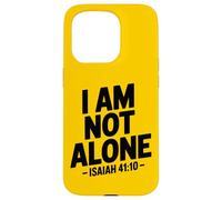 I Am Not Alone Uplifting - Retro Bible Verse Christian Faith Case for iPhone 15 Pro