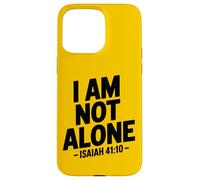 I Am Not Alone Uplifting - Retro Bible Verse Christian Faith Case for iPhone 15 Pro Max