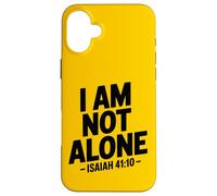 I Am Not Alone Uplifting - Retro Bible Verse Christian Faith Case for iPhone 16 Plus
