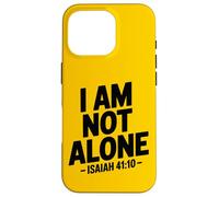 I Am Not Alone Uplifting - Retro Bible Verse Christian Faith Case for iPhone 16 Pro