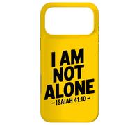 I Am Not Alone Uplifting - Retro Bible Verse Christian Faith Case for iPhone 17 Pro Max
