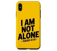 I Am Not Alone Uplifting - Retro Bible Verse Christian Faith Case for iPhone XS Max