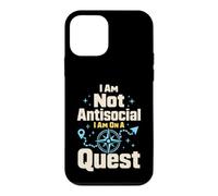 I Am Not Antisocial I Am On A Quest Compass Travel Case for iPhone 12 mini