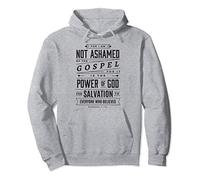 I am Not Ashamed of the Gospel - Christian Bible Verse Pullover Hoodie