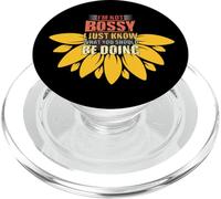I Am Not Bossy I Just Know What You Should Be Doing Boss PopSockets PopGrip for MagSafe