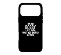 I Am Not Bossy I Just Know What You Should Be Doing Funny Case for iPhone 17 Pro Max