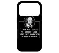 I Am Not Bound To Please Thee With My Answers Literature Case for iPhone 17 Pro
