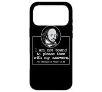 I Am Not Bound To Please Thee With My Answers Literature Case for iPhone 17 Pro Max