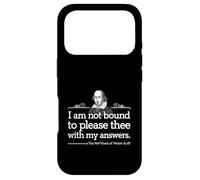I Am Not Bound To Please Thee With My Answers Shakespeare Case for iPhone 17 Pro