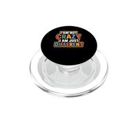 I Am Not Crazy I Am Just Different Weird Unique PopSockets PopGrip for MagSafe