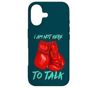 I Am Not Here To Talk Funny Boxing Case for iPhone 17
