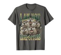 I Am Not Like Otters Funny Otter Meme Vintage Men Women T-Shirt