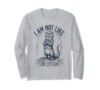 I Am Not Like The Otters Funny Dapper Pun Long Sleeve T-Shirt
