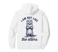 I Am Not Like The Otters Funny Introvert Pun Pullover Hoodie