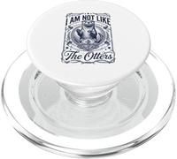 I Am Not Like The Otters Funny Nautical Pun PopSockets PopGrip for MagSafe