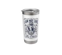 I Am Not Like The Otters Funny Nautical Pun Stainless Steel Insulated Tumbler