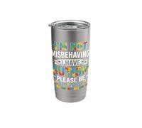 I Am Not Misbehaving I Have Autism Be Understanding Stainless Steel Insulated Tumbler