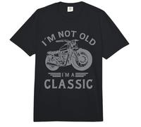 I am not Old I am a Classic Motorcycle I Love My Motorcycle Comfort Colors Adult Heavyweight T-Shirt