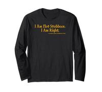 I Am Not Stubborn. I Am Right. Irish Woman Long Sleeve T-Shirt