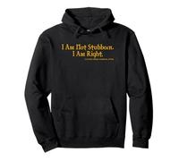 I Am Not Stubborn. I Am Right. Irish Woman Pullover Hoodie