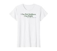 I Am Not Stubborn. I Am Right. Irish Woman T-Shirt