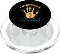 I Am Officially a Handful of Love 5th Birthday Party Kids PopSockets PopGrip for MagSafe