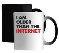I Am Older Than The Internet Ceramic Magic Mug White