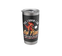 I Am On Fire Let Me Finish Weld Cool Welding Dads Welder Stainless Steel Insulated Tumbler