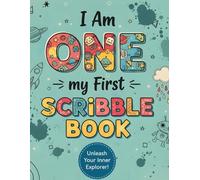 I Am One My First Scribble Book: First Birthday Gift for 1 Year Old Girl - A4 (8.5×11) Drawing & Coloring Book with 110 Blank Pages, I Am An Artist Keepsake, I Can Scribble