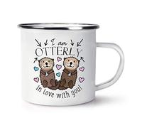 I Am Otterly in Love with You Enamel Mug Cup