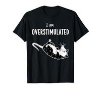 I Am Overstimulated Possum Funny Cute Animal Saying T-Shirt