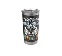 I Am Piecing Your Broken Pieces Into A New Pattern Stainless Steel Insulated Tumbler