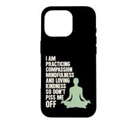 I Am Practicing Mindfulness Compassion And Loving Kindness Case for iPhone 16 Pro