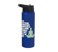 I Am Practicing Mindfulness Compassion and Loving Kindness Stainless Steel Insulated Water Bottle